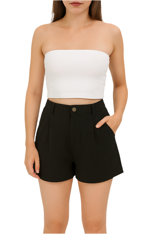 Black highwaist shorts